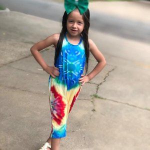 Halter Tie Dye Romper